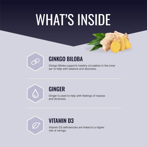 Paquete doble de VertiSyl 90 cápsulas para mareo y salud nerviosa