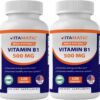 Paquete doble vitamina b1 vitamatic 500mg 120 cápsulas