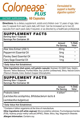 Version 1.0.0 Paquete dual ColonEase probióticos para salud intestinal