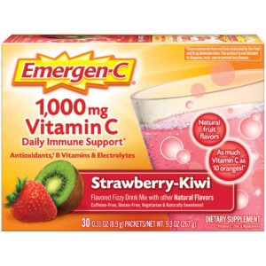 Paquete Emergen-C polvo vitamina C sabor fresa-kiwi