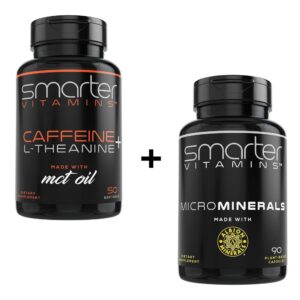 Paquete Energy Boost cafeína y L-teanina SmarterVitamins