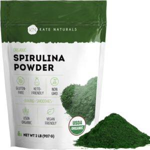 Version 1.0.0 Paquete de espirulina orgánica Kate Naturals 32 oz