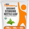 Version 1.0.0 Paquete de extracto orgánico de ortiga BulkSupplements 100 g
