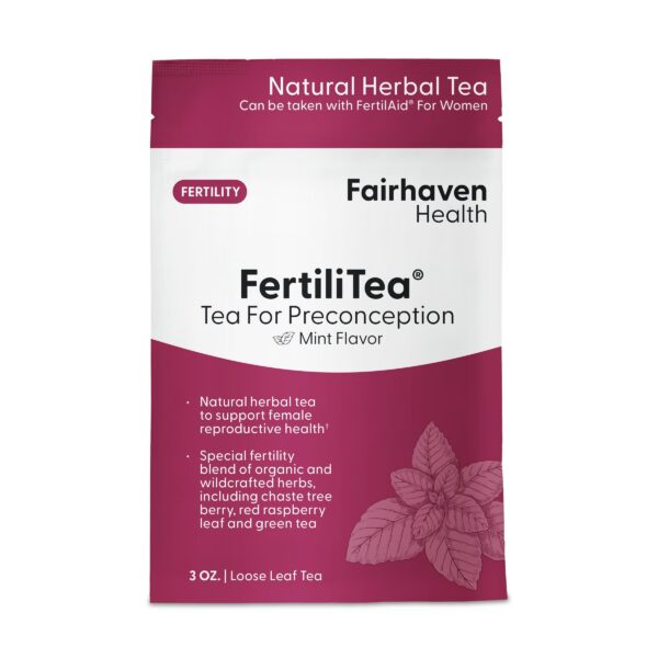 Paquete Fairhaven Health FertiliTea té fértil orgánico para mujeres