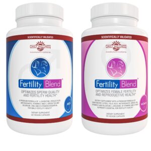 Version 1.0.0 Paquete Fertility Blend vitaminas para fertilidad de pareja 1 mes