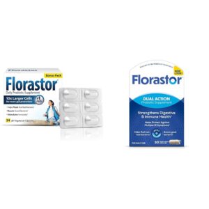 Paquete Florastor probióticos para salud digestiva e inmunológica