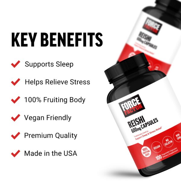 Version 1.0.0 Paquete de Force Factor Reishi Suplemento