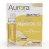 Paquete frontal mega liposomal vitamina d3 k2 c Aurora Nutrascience