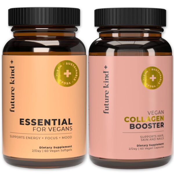Paquete Future Kind multivitaminas veganas y potenciador de colágeno
