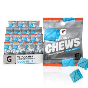 Paquete Gatorade Energy Chews sin cafeína sabor Cool Blue