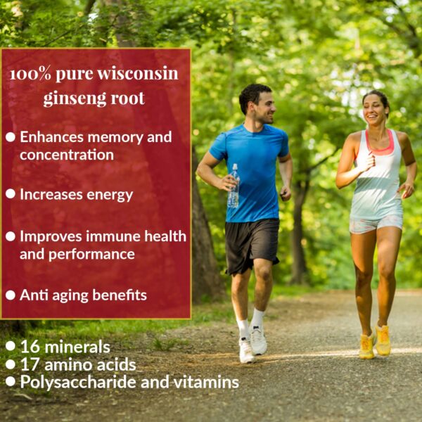 Version 1.0.0 Paquete ginseng americano natural Baumann Wisconsin 4 oz