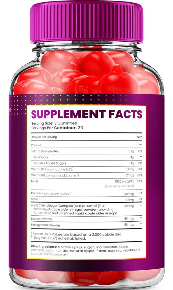 Paquete gomas keto acv 1000mg Indelo control peso