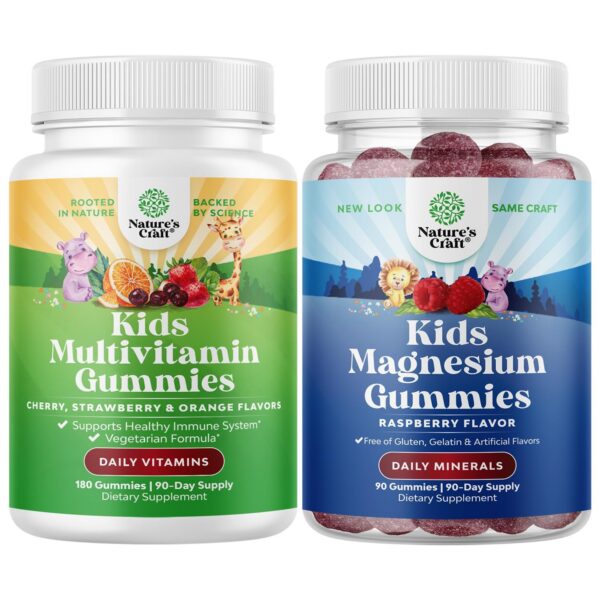 Version 1.0.0 Paquete de gominolas multivitamínicas para niños Natures Craft