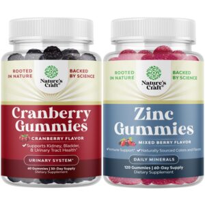 Paquete gominolas naturales arándano para salud urinaria y riñones