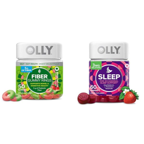 Paquete gominolas OLLY fibra y sueño