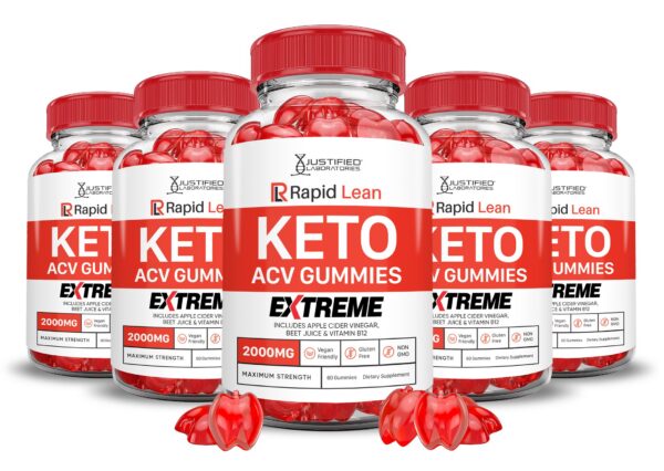 Version 1.0.0 Paquete de gominolas Rapid Lean Keto ACV 2000mg veganas
