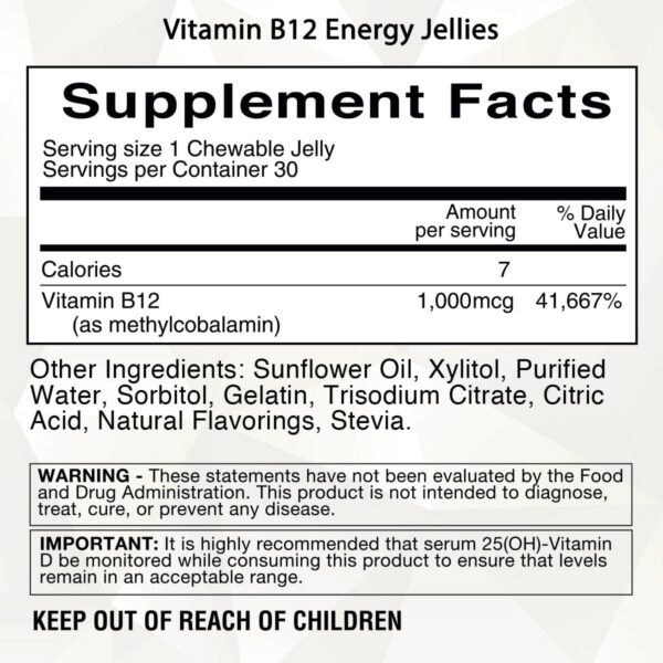 Paquete de gominolas vitaminicas Journey B12 sabor ponche de frutas