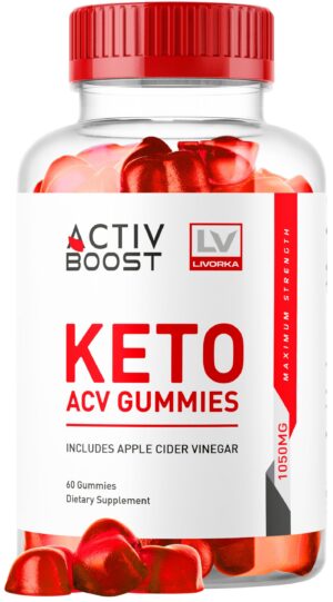 Paquete de gomitas ActivBoost Keto ACV 1050mg