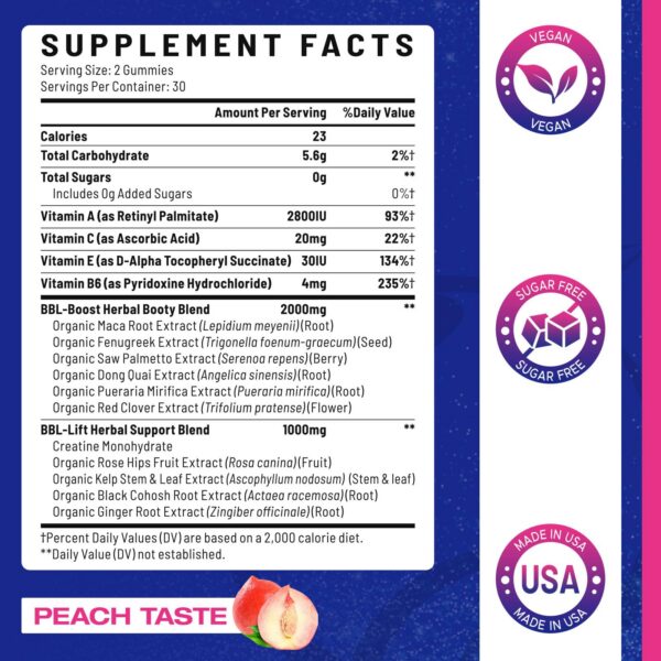 Version 1.0.0 Paquete gomitas BBL mujeres fórmula avanzada Jovariquethor