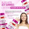 Gummies para dieta cetogénica Bliss Keto ACV