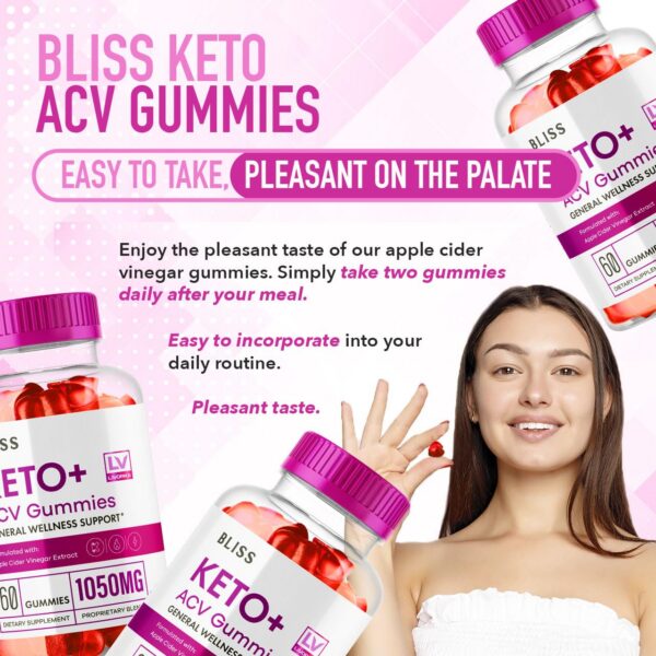 Gummies para dieta cetogénica Bliss Keto ACV