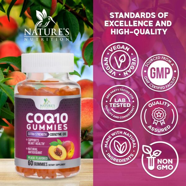Paquete caja gomitas CoQ10 Nature's Nutrition