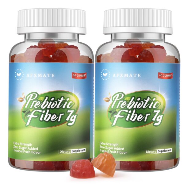 Paquete de gomitas de fibra AFXMATE para adultos 120 unidades