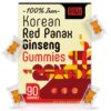 Paquete de gomitas de hierro con ginseng rojo coreano Sapotax