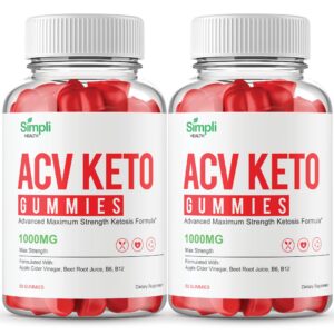 Paquete de gomitas IDEAL PERFORMANCE ACV Keto Simpli Health 120 piezas
