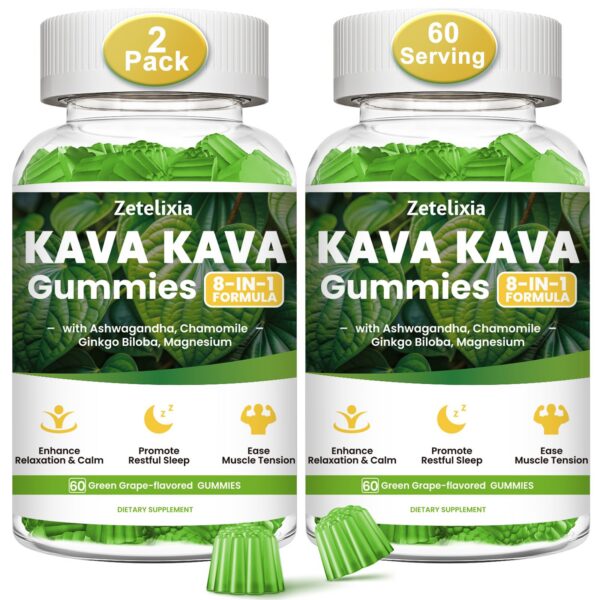 Paquete de gomitas de Kava Kava Zetelixia 120 unidades