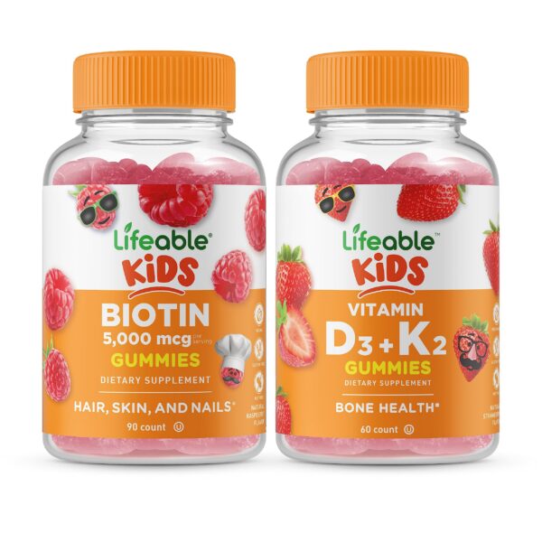 Version 1.0.0 Paquete gomitas Lifeable biotina vitaminas para niños