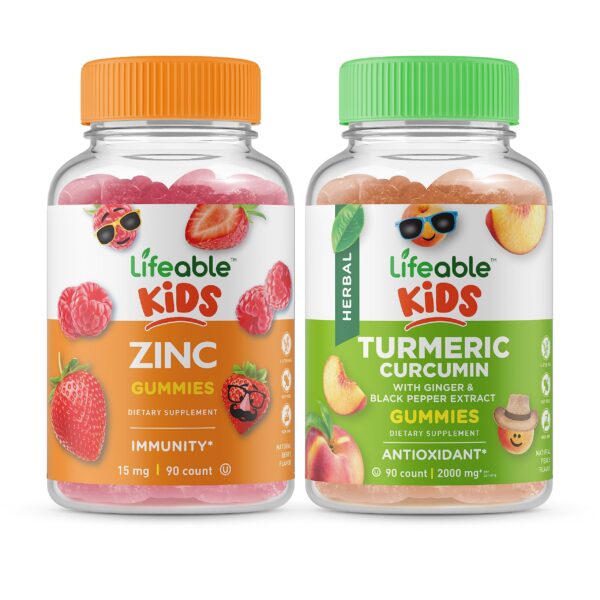 Paquete gomitas Lifeable Zinc y Cúrcuma para niños