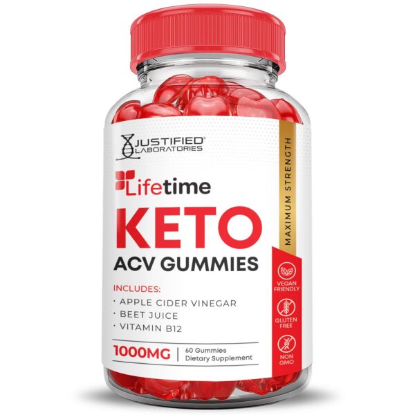 Detalle gomitas Lifetime Keto ACV veganas y sin OGM