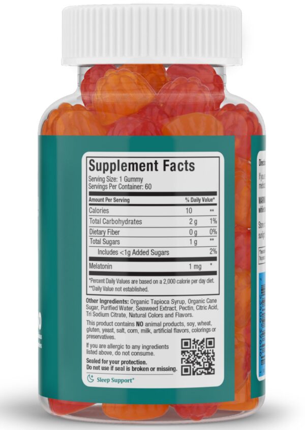 Paquete de gomitas melatonina 60 unidades Maxi Health