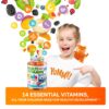Gomitas multivitamínicas para niños sabor frutal DR. MORITZ
