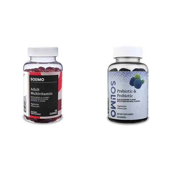 Paquete gomitas multivitamínicas adulto Amazon Basics 150 unidades