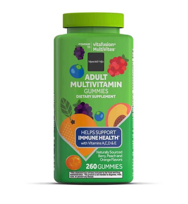 Paquete gomitas multivitamínicas MUNCHIE MIX 260 unidades