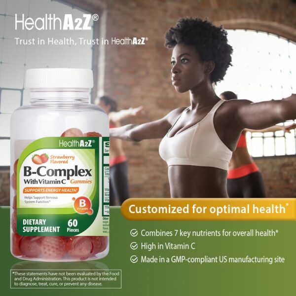 Paquete gomitas NutraA2Z Complejo B con Vitamina C 60 unidades