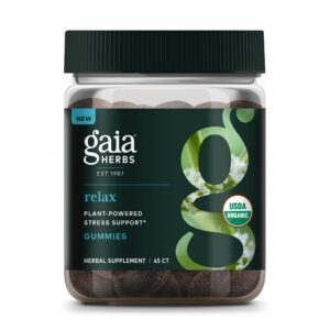 Paquete gomitas relajantes GAIA HERBS 45 unidades sabor natural