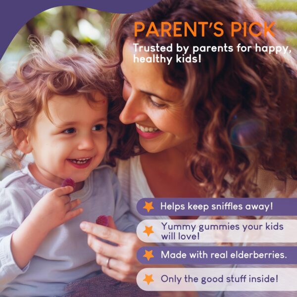 Paquete gomitas veganas saúco vitamina c zinc para niños