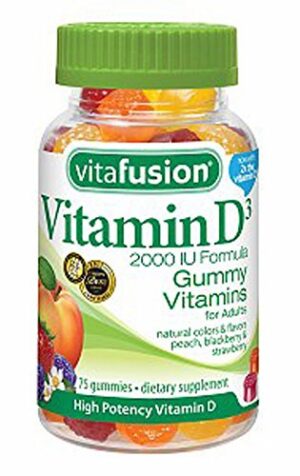 Paquete gomitas Vitafusion vitamina D 2000 UI 275 unidades