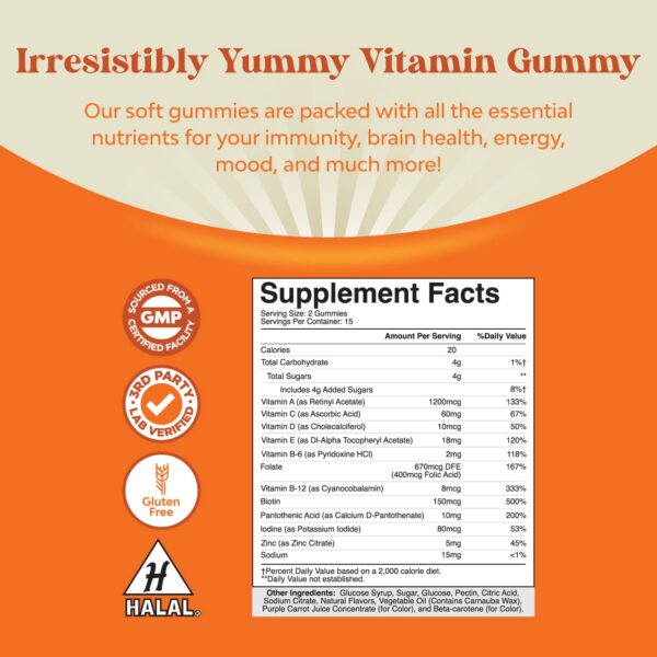 Etiqueta de suplemento en frasco