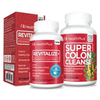 Paquete Health Plus Revitalize+ y Super Colon Cleanse cápsulas
