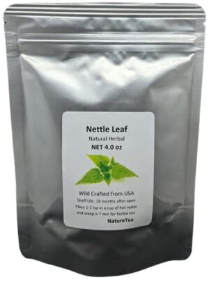 Paquete hoja de ortiga natural para té y remedios