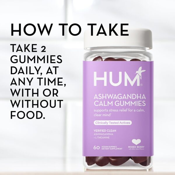Paquete HUM Ashwagandha Calm gomitas apoyo ánimo