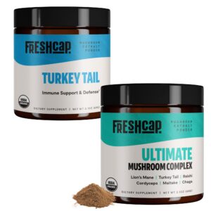 Paquete inmunidad FreshCap hongos orgánicos polvo