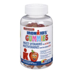 Paquete Ironkids gomitas multivitaminas 120 unidades
