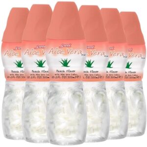 Paquete de jugo de aloe vera sabor durazno Sappe 6 unidades