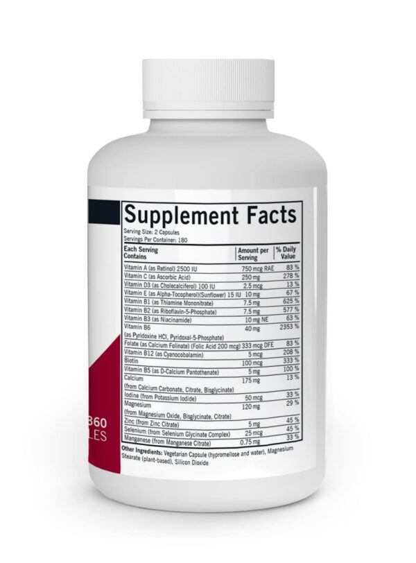 Version 1.0.0 Paquete Kirkman Super Nu-Thera multivitamínico 360 cápsulas