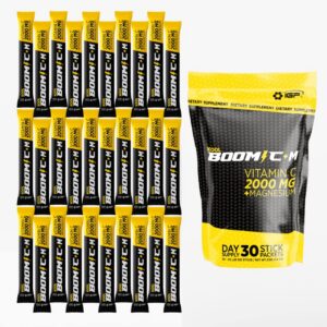 Paquete de 30 sobres Kool Boom C+M con vitamina C y magnesio